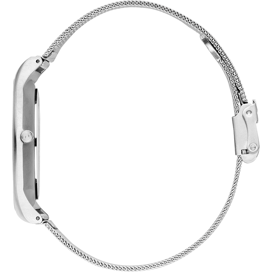 Danish Design Tidløs IQ62Q1259 Långeland Herrenuhr Silber • Milanaise-Armband • Schlankes Gehäuse, Bild 2