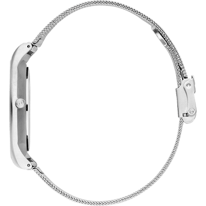 Danish Design Tidløs IQ62Q1259 Långeland Herrenuhr Silber • Milanaise-Armband • Schlankes Gehäuse, Bild 2