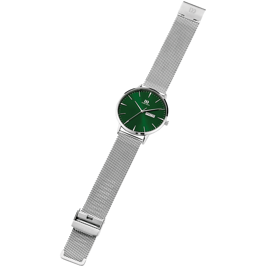 Danish Design Akilia IQ77Q1267 Herrenuhr Grün • Grünes Sunburst-Zifferblatt • Tag/Datum-Anzeige, Bild 4