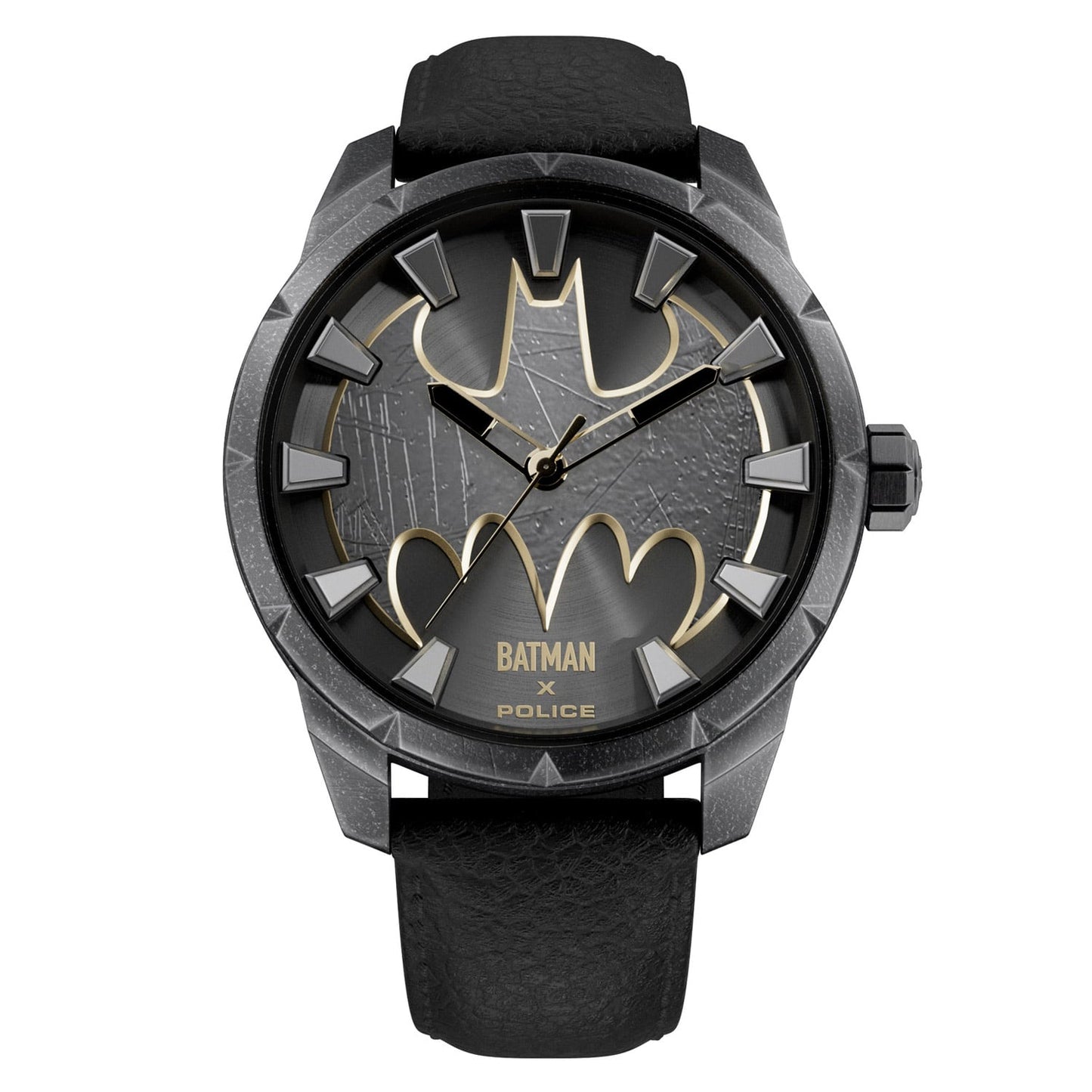 Police The Bat PEWGA0075501 Herrenuhr Grau • Batman Limited Edition • Mineralglas