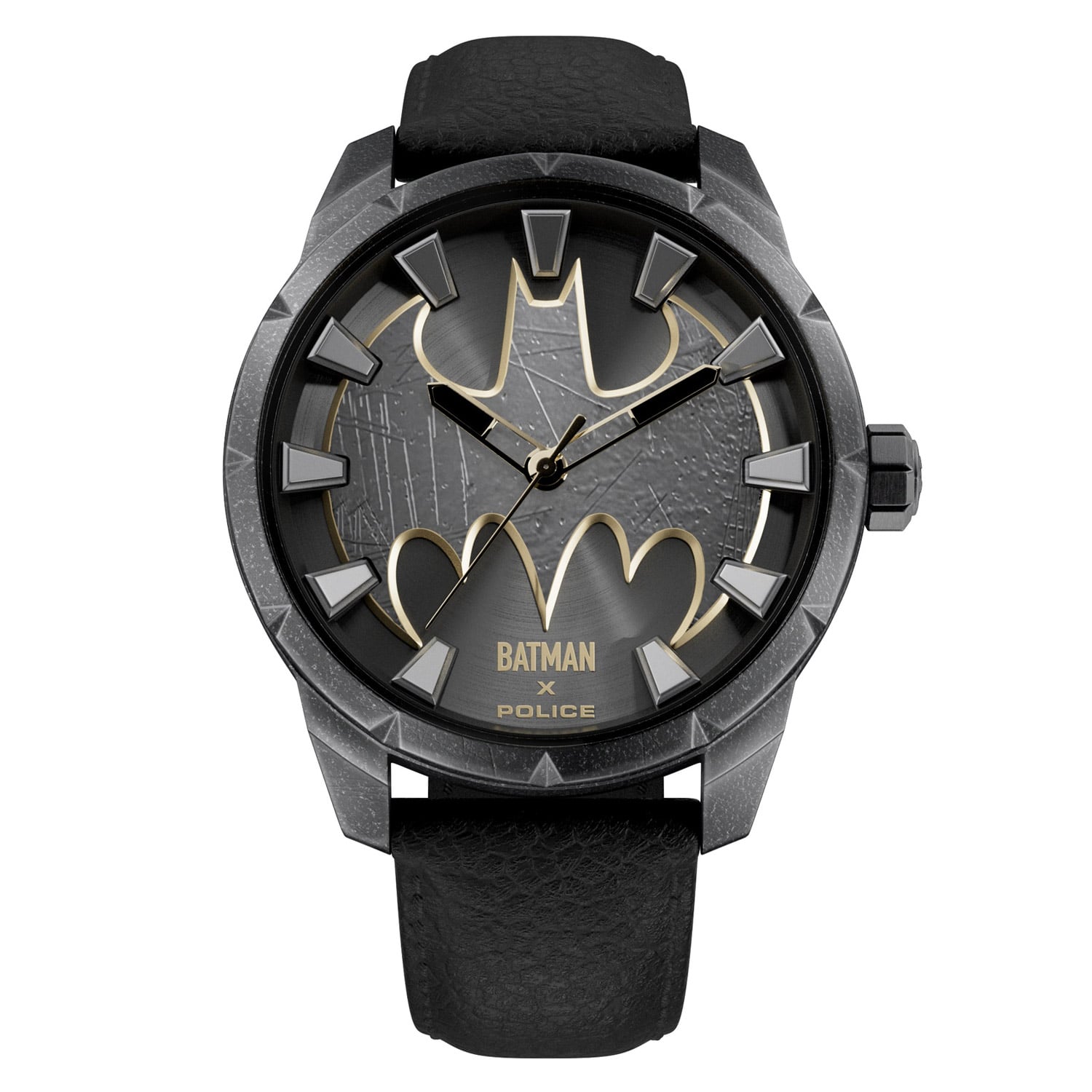 Police The Bat PEWGA0075501 Herrenuhr Grau • Batman Limited Edition • Mineralglas