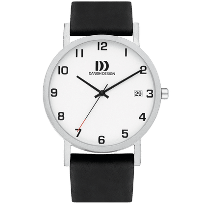 Danish Design Gløbe IQ82Q1273 Armbanduhr Silber • Titangehäuse • Mineralglas