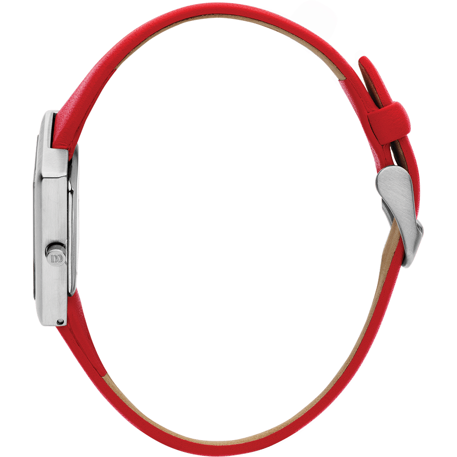 Danish Design Tilt IV24Q1286 Damen Armbanduhr Rot • Optische Täuschung • Kunstliebhaber-Design, Bild 3