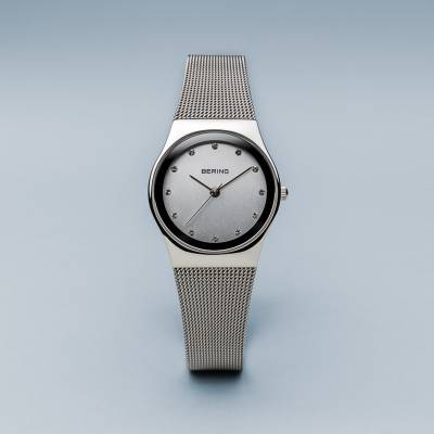 Bering Classic 12927-000 Damenuhr Silber • Saphirglas • Milanaise-Armband, Bild 3