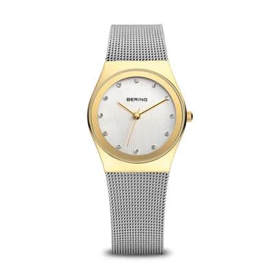 Bering Classic 12927-001-GWP Damenuhr Goldfarben • Saphirglas • Geschenkset mit Armband, Bild 3