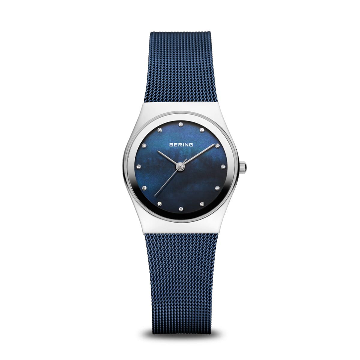 Bering Classic 12927-307 Damenuhr Blau • Saphirglas • Milanaise-Armband