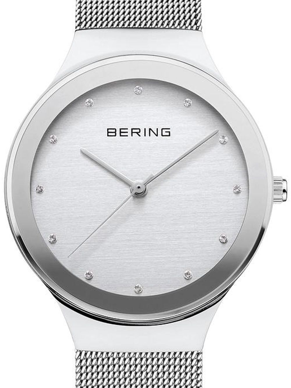 Bering Classic 12934-000 Damen Armbanduhr Silber • Saphirglas • Milanaise-Armband