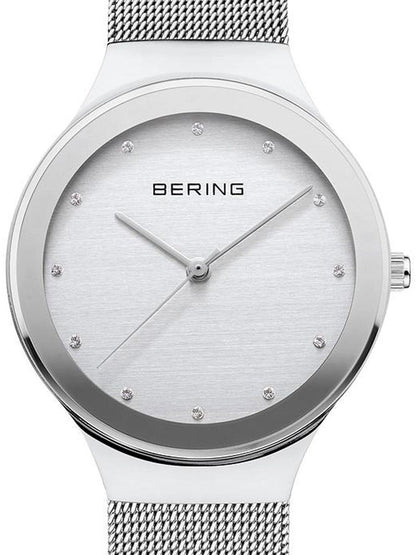 Bering Classic 12934-000 Damen Armbanduhr Silber • Saphirglas • Milanaise-Armband