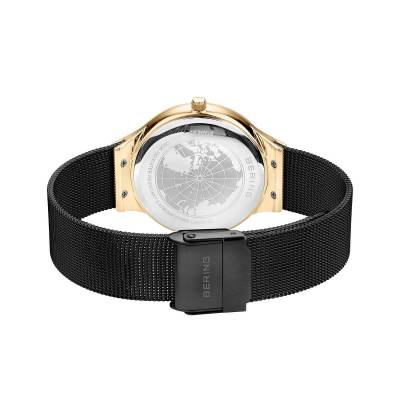 Bering Classic 12934-132 Damenuhr Schwarz • Saphirglas • Milanaise-Armband, Bild 4