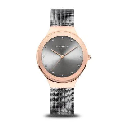 Bering Classic 12934-307 Damenuhr Silber • Saphirglas • Milanaise-Armband, Bild 9