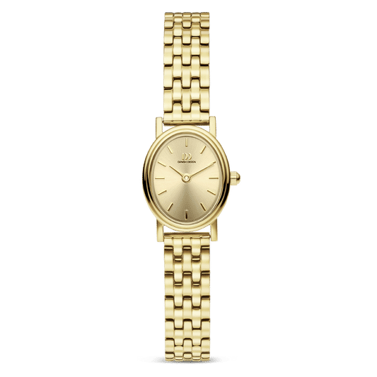 Danish Design Eloise IV96Q1310 Damenuhr Gold • Ovales Gehäuse • Schnellwechselarmband
