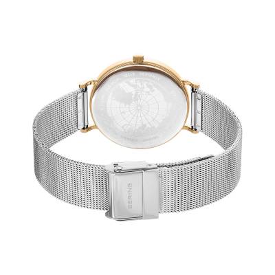 Bering Classic 14134-010 Damenuhr Gold • Saphirglas • Milanaise-Armband, Bild 7