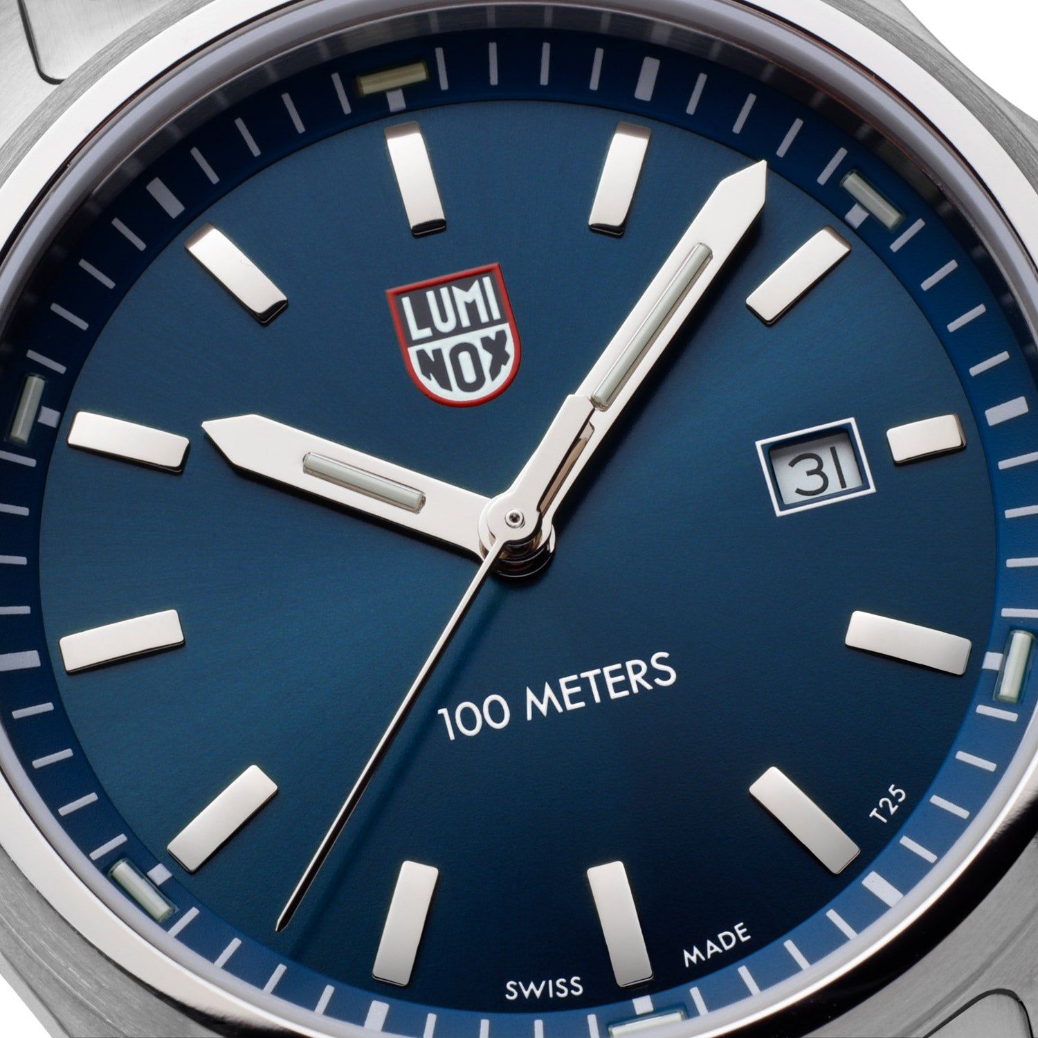 Luminox Dress Field XL.2523 Herren Armbanduhr Blau • Saphirglas • Schweizer Quarzwerk, Bild 5