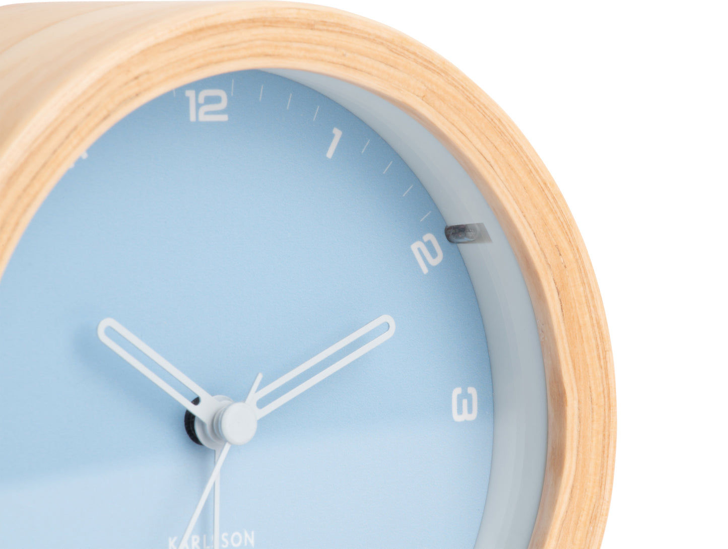 Karlsson Gentle KA5987LB Wecker Hellblau • Geräuschloses Sweep-Uhrwerk • Lichtfunktion, Bild 3