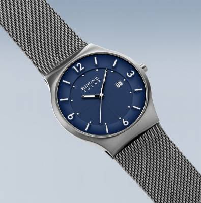 Bering Solar 14440-007 Herrenuhr Silber • Saphirglas • Solarbetrieb, Bild 3