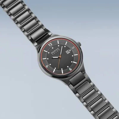 Bering 14442-777 Herren Slim-Solar Armbanduhr Grau • Saphirglas • Solarwerk ohne Batteriewechsel, Bild 3