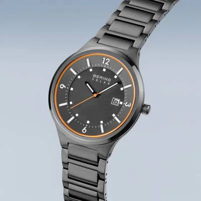 Bering 14442-777 Herren Slim-Solar Armbanduhr Grau • Saphirglas • Solarwerk ohne Batteriewechsel, Bild 2