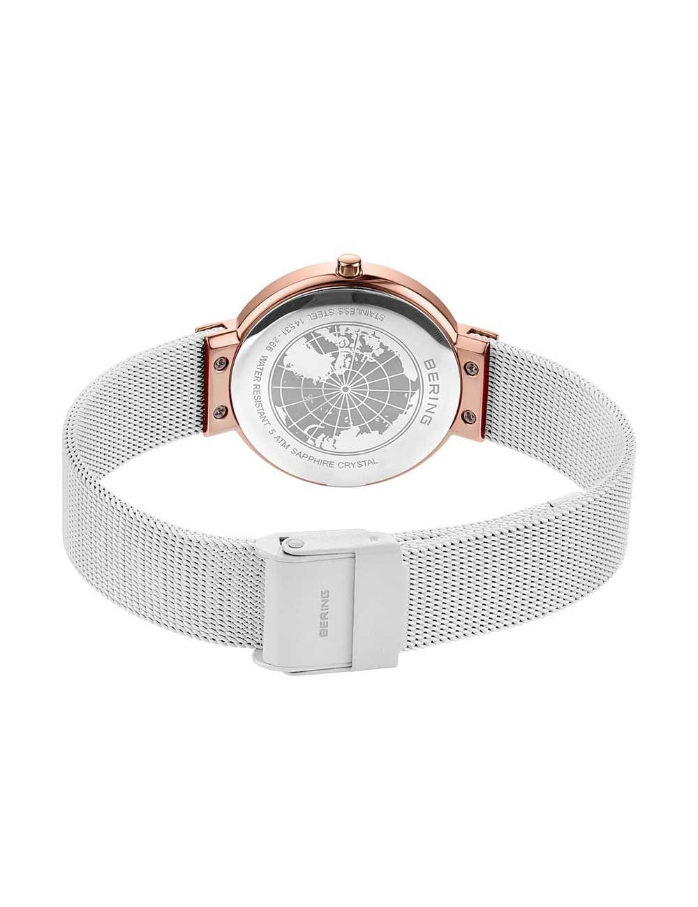 Bering Classic 14531-266 Damenuhr Roségold • Saphirglas • Milanaise-Armband, Bild 5
