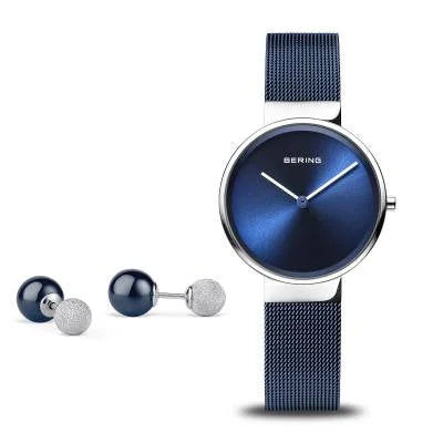 Bering Classic 14531-397 Damenuhr Blau • Saphirglas • Slim Design 6 mm, Bild 9