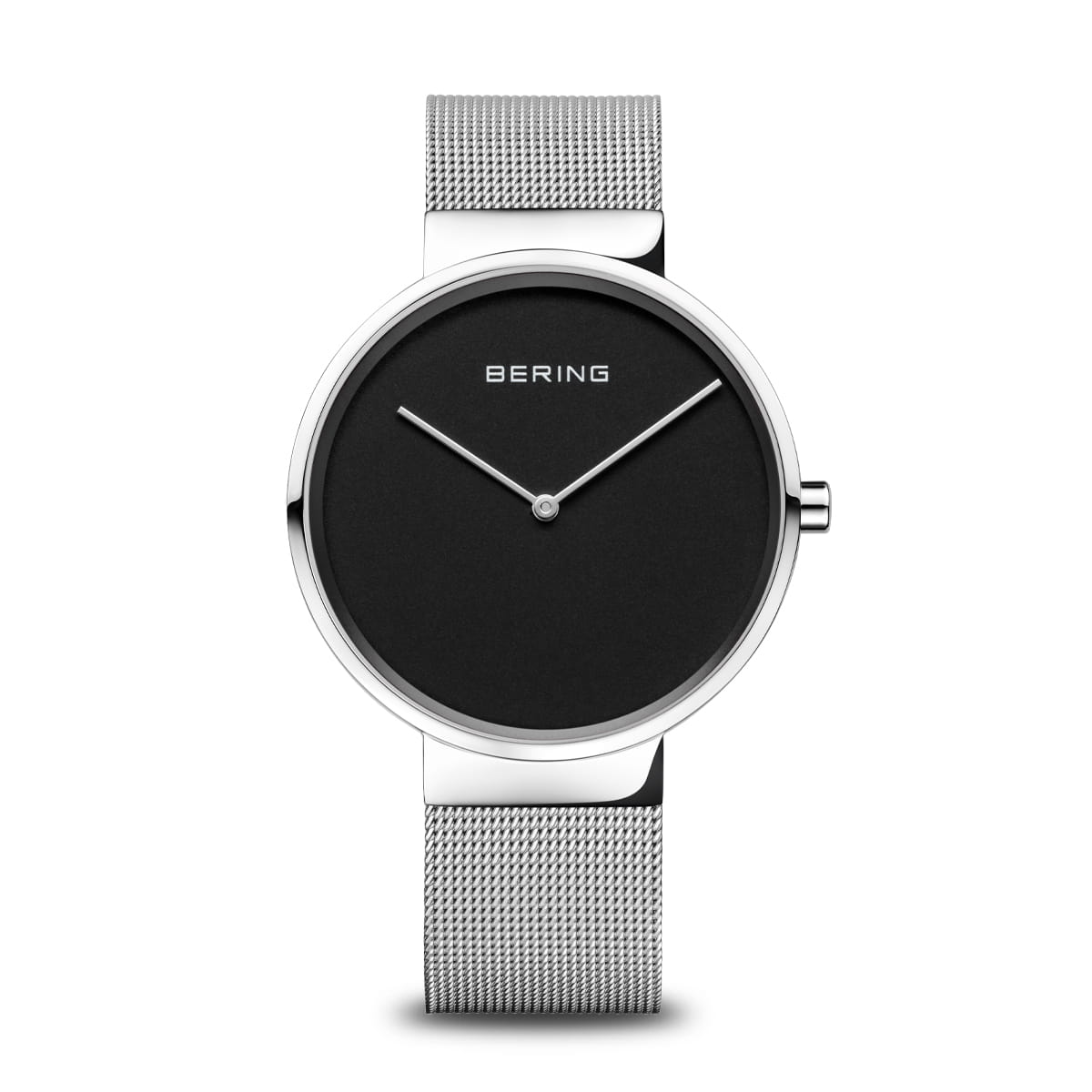 Bering Classic 14539-002 Unisex Armbanduhr Schwarz • Saphirglas • Milanaise-Armband
