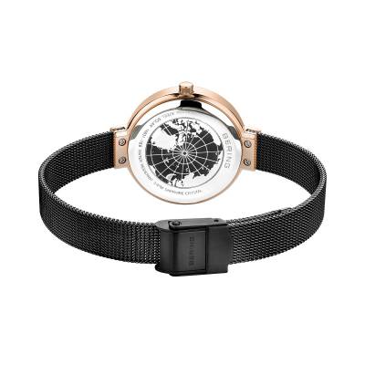 Bering Solar 14631-166 Damenuhr Roségold • Saphirglas • Milanese-Armband, Bild 7
