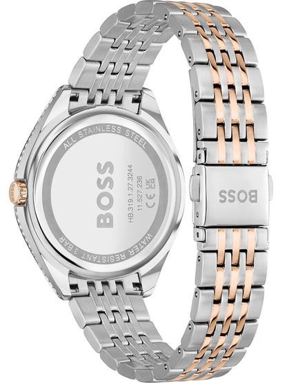 BOSS Saya 1502641 Damen Armbanduhr Silber • Mehrfach-Zifferblatt • Mineralglas, Bild 3