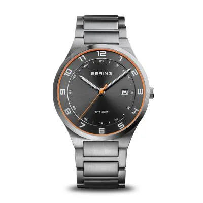 Bering Titanium 15139-797 Herrenuhr Blau • Saphirglas • Titangehäuse, Bild 8