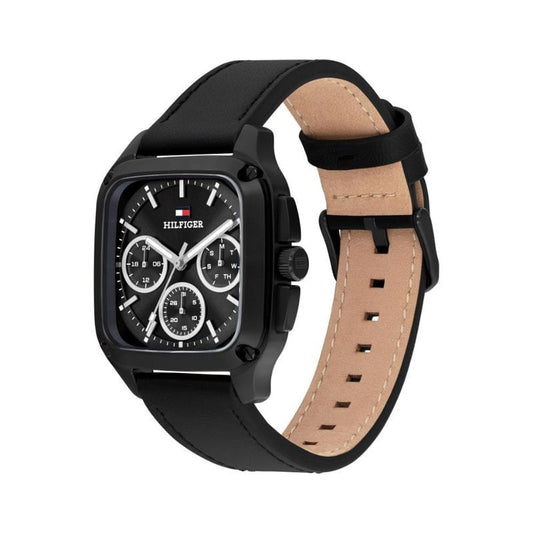 Tommy Hilfiger 1792220 Herren Armbanduhr Schwarz • Multifunktionswerk • 5 BAR Wasserdicht