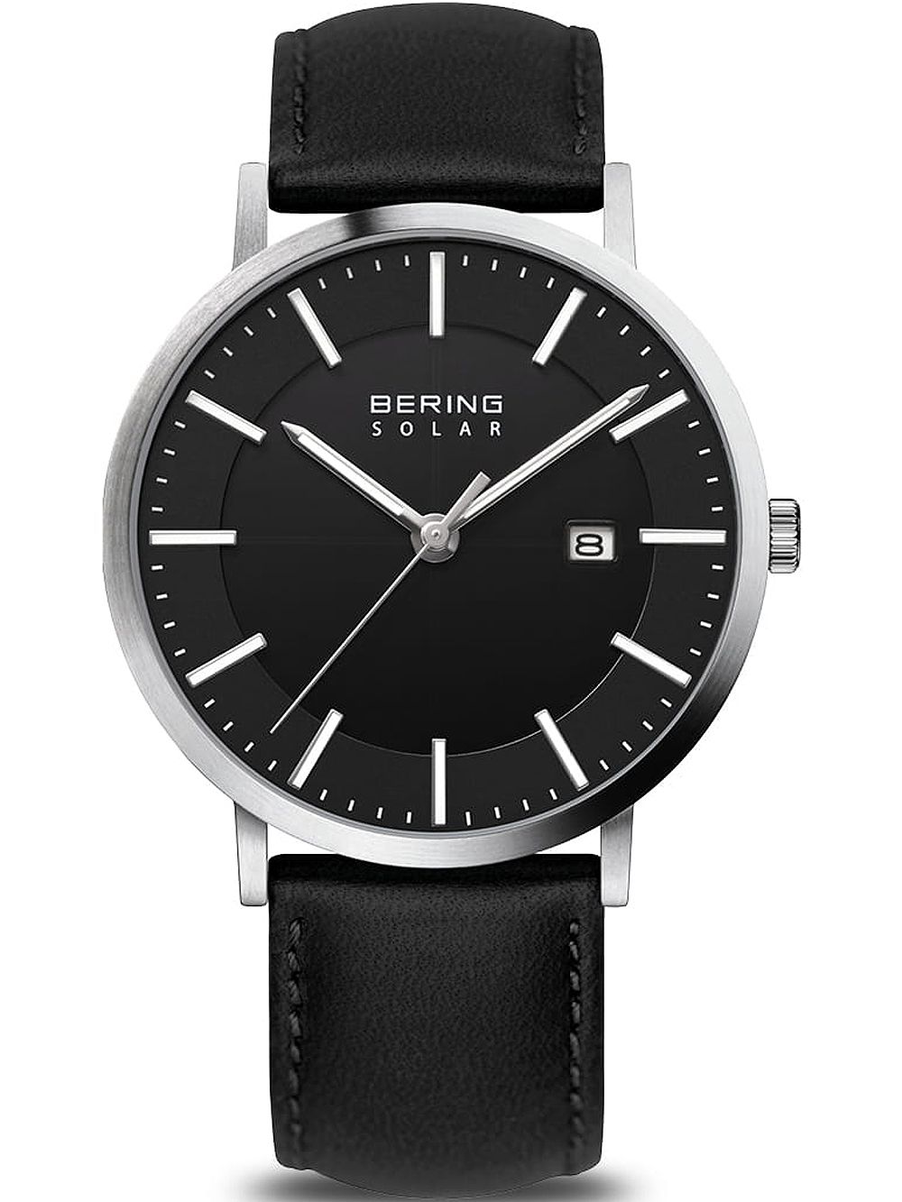 Bering Solar 15439-402 Herrenuhr Silber • Solarwerk • Saphirglas