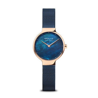 Bering Max René 15527-367 Damenuhr Roségold • Saphirglas • Milanaise-Armband