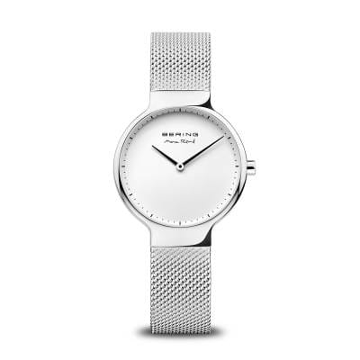 Bering Max René 15531-077 Damenuhr Grau • Saphirglas • Milanaise-Armband, Bild 11