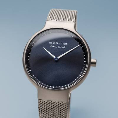 Bering Max René 15531-077 Damenuhr Grau • Saphirglas • Milanaise-Armband, Bild 2