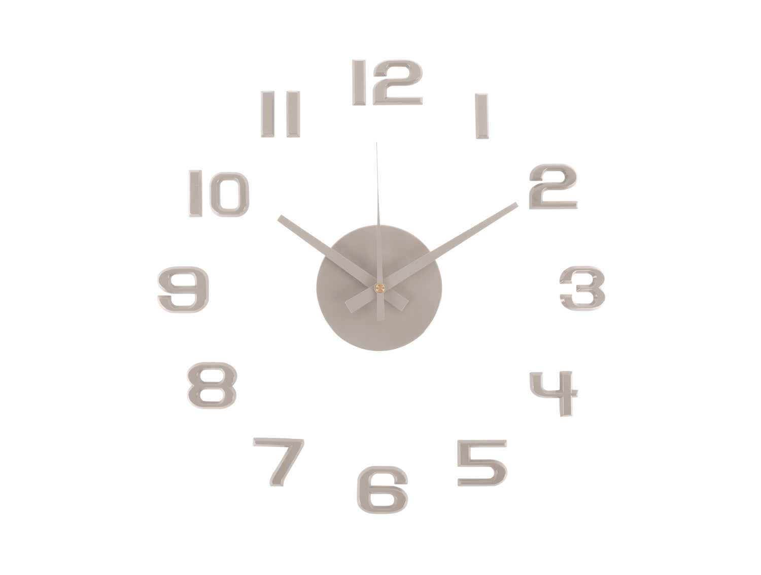 Karlsson DIY Sunset Numbers KA6001WG Wanduhr Warmgrau • DIY-Ziffernanordnung • Modernes Quarzwerk