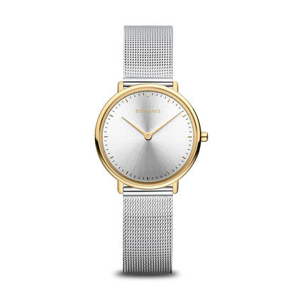 Bering Ultra Slim 15729-010 Damen Armbanduhr Silber • Saphirglas • Milanaise-Armband