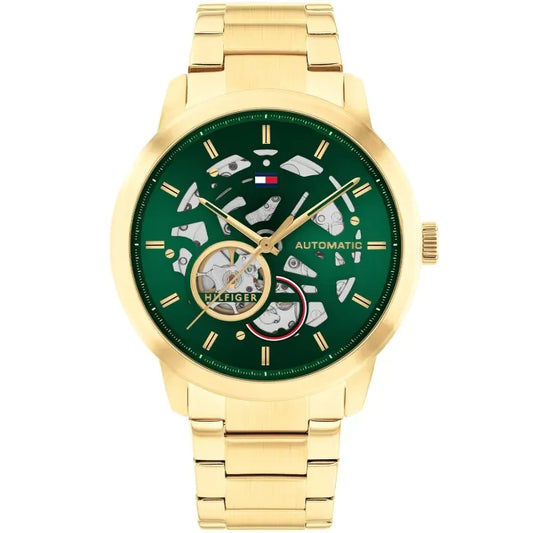Tommy Hilfiger Henry Automatic 1710662 Herren • Skelett-Zifferblatt • Automatikwerk Miyota 8215