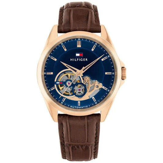 Tommy Hilfiger Baker Automatic 1710715 Herren • Open-Heart-Zifferblatt • Automatikwerk