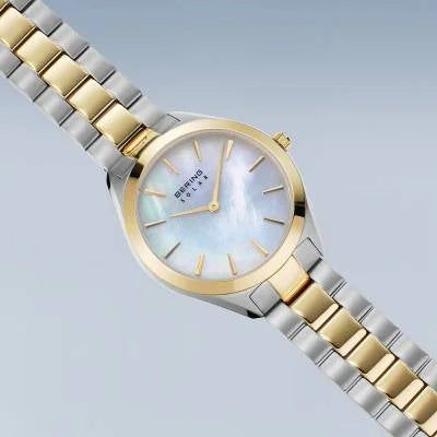 Bering Solar 17331-710 Damenuhr Silber-Gold • Saphirglas • Solarbetrieb, Bild 3