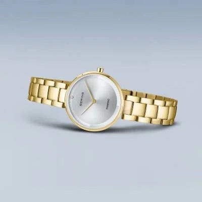 Bering Classic 17529-730 Damenuhr Gold • Saphirglas • Echter Diamant, Bild 4