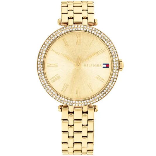 Tommy Hilfiger Natalie 1782718 Damen Armbanduhr Gold • Mineralglas • Quarzwerk