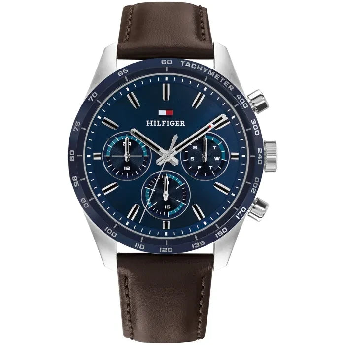 Tommy Hilfiger Hampton 1792276 Herren Armbanduhr • Klassisches Design • Quarzwerk