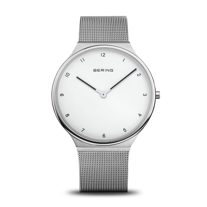 Bering Ultra Slim 18440-004 Damenuhr Silber • Saphirglas • Milanaise-Armband