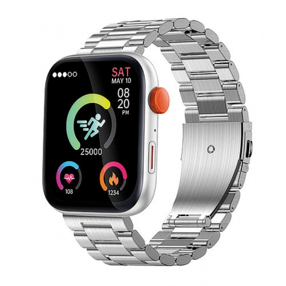 Atlanta 9739/19 Unisex-Aktivitätstracker Silberfarben • Aluminium-Gehäuse • 2 Wechselarmbänder