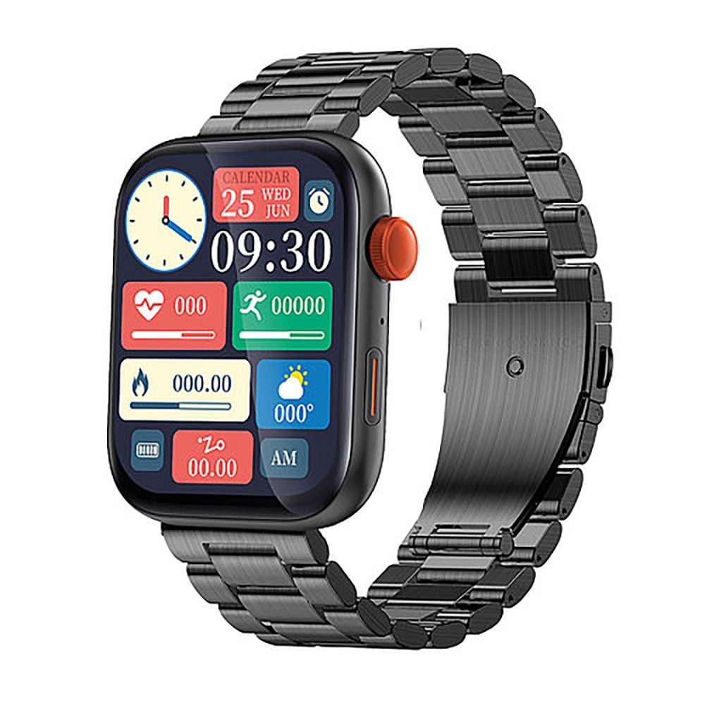 Atlanta 9739/7 Smartwatch Unisex Schwarz • Aktivitätstracker • Mineralglas