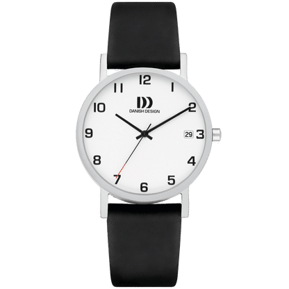 Danish Design Gløbe IQ82Q199 Rhine Medium Herrenuhr Silber • Titan-Gehäuse • Arabische Ziffernindizes