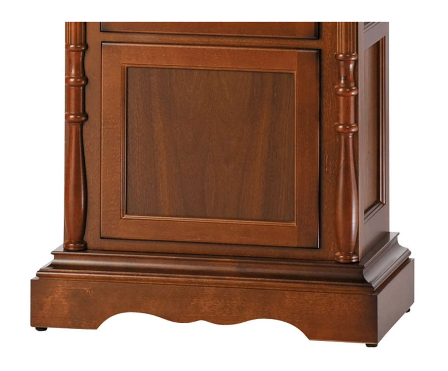 AMS Grandfather Clock 211x50x25 cm Walnut • Westminster Chime • Moon Phase Display