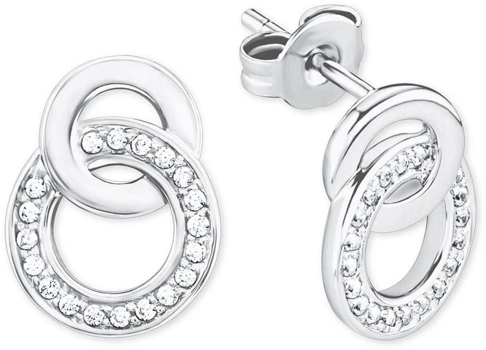 Stud earrings two circles - s.Oliver Jewelry Model: 2015121