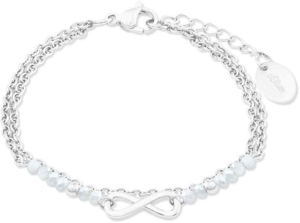 Double-row bracelet with infinity pendant s.Oliver Jewelery 2022717