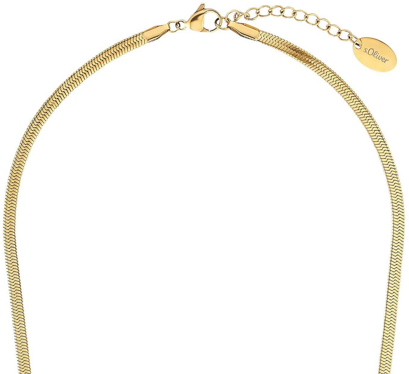 Yellow Gold Snake Chain - s.Oliver Jewelry Model: 2037988
