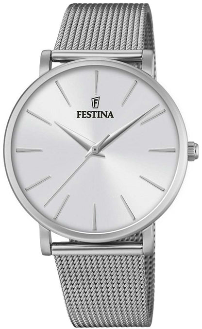 Festina Automatic F20475/1 Men's • Stainless Steel • Sapphire Crystal