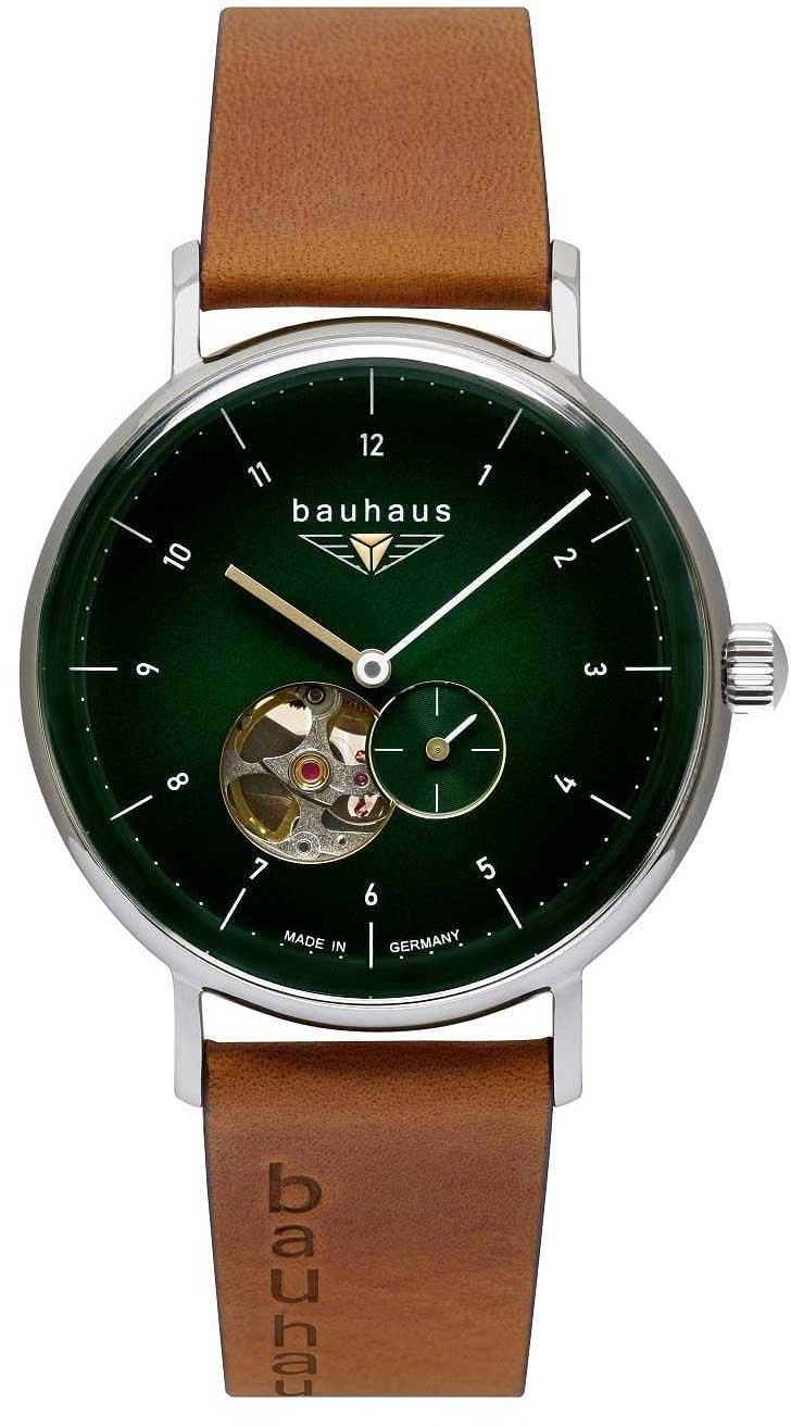 Bauhaus Automatic 2166-4 Men's Watch • Made in Germany • Open Heart